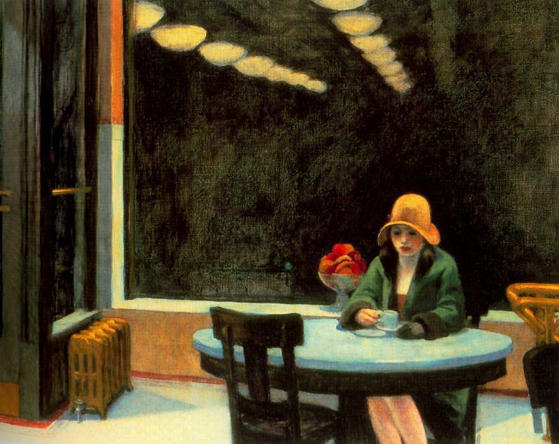 'Automat' by Edward Hopper
